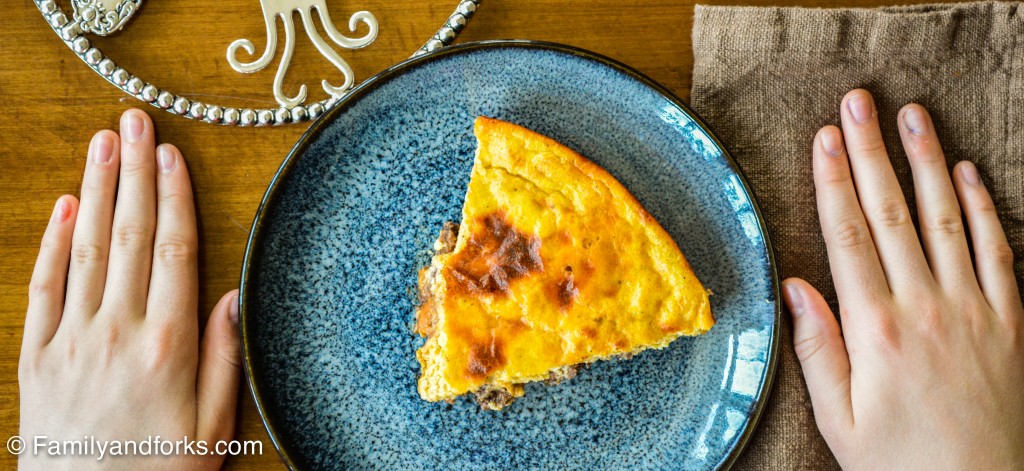 DSC_0500Family and forks lamb pie hands